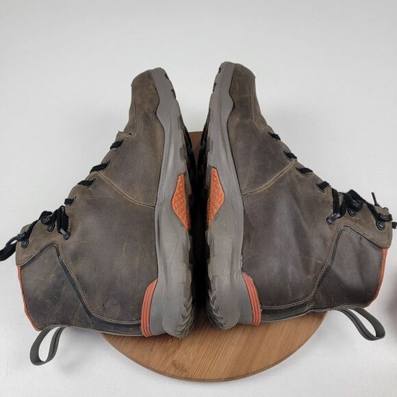 The North Face Thermoball Versa Men s Waterproof Leather Brown Boots size 14 - Picture 7 of 16